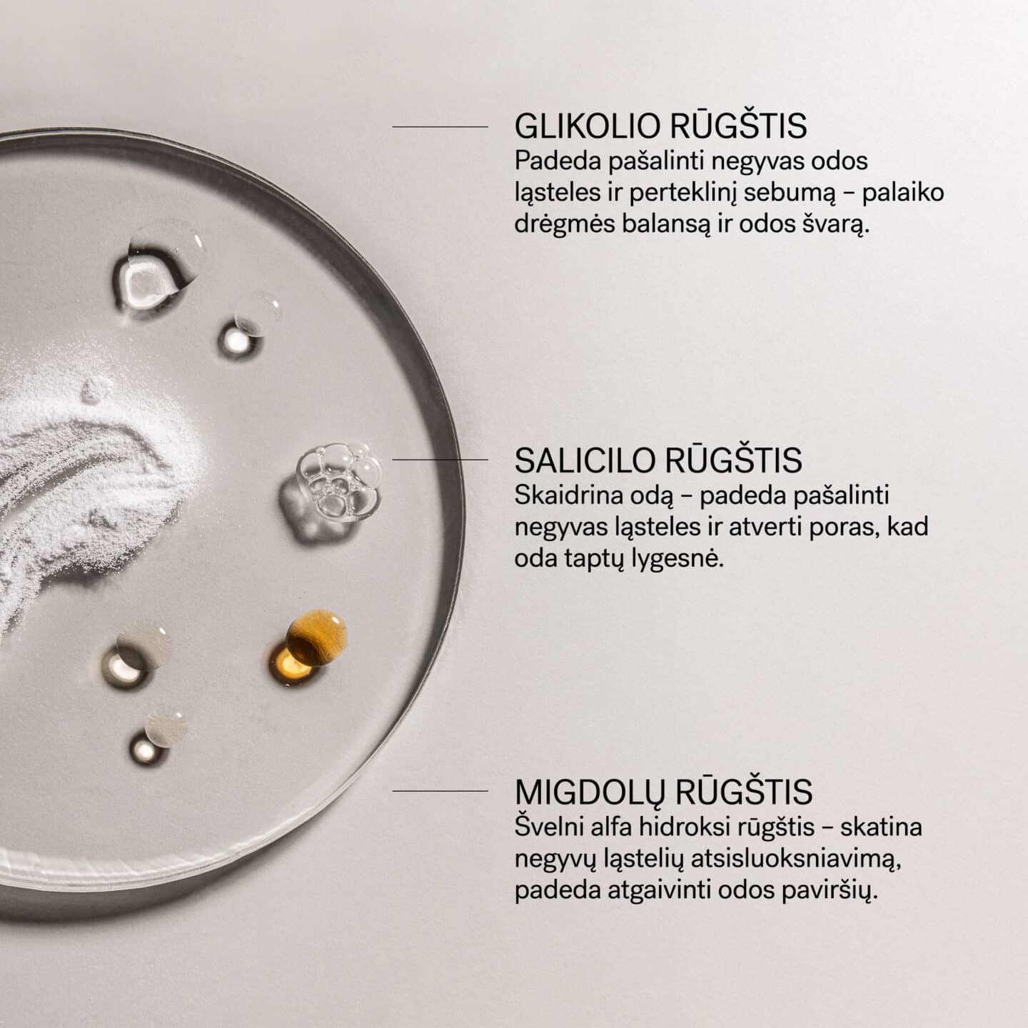 Dear Roots, Rūgštinis šveitiklis riebiai galvos odai